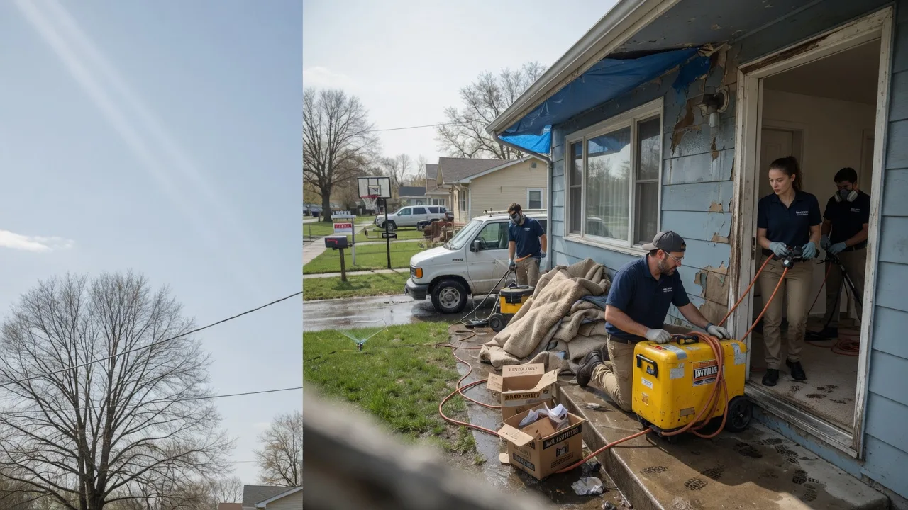 Basement Flood Cleanup in Long Valley, SD near me